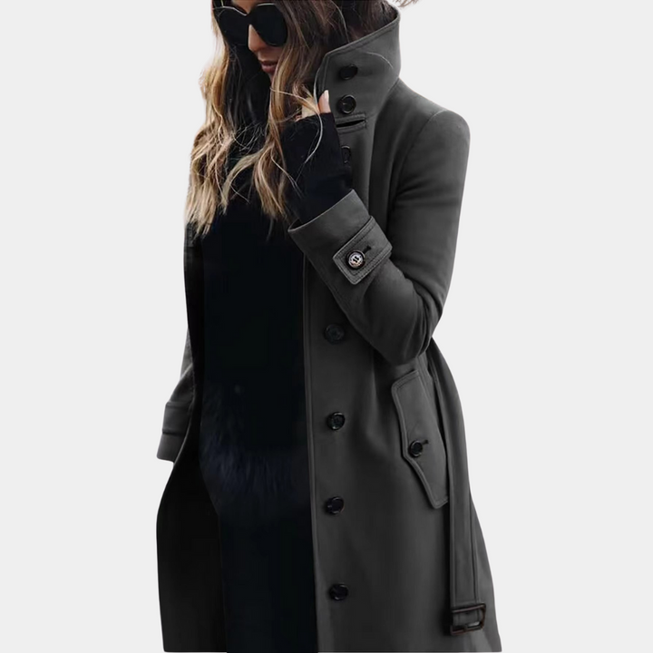 Stijlvolle lange trenchcoat voor dames