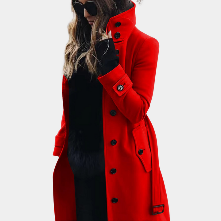 Stijlvolle lange trenchcoat voor dames