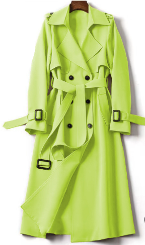 Stijlvolle warme trenchcoat voor koude dagen