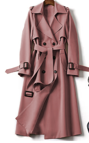 Stijlvolle warme trenchcoat voor koude dagen