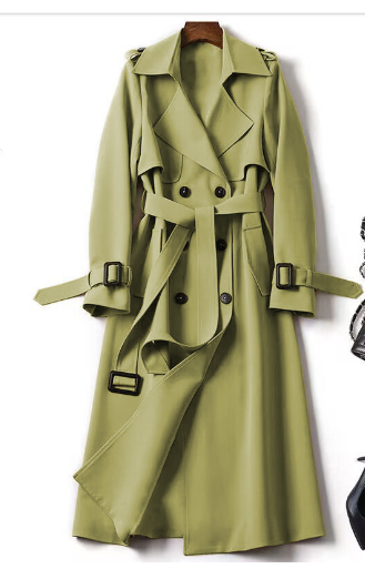 Stijlvolle warme trenchcoat voor koude dagen