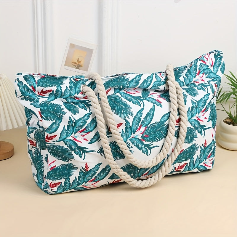 Strandtas – Boho Stijl met Ruime Inhoud & Meervoudig Gebruik