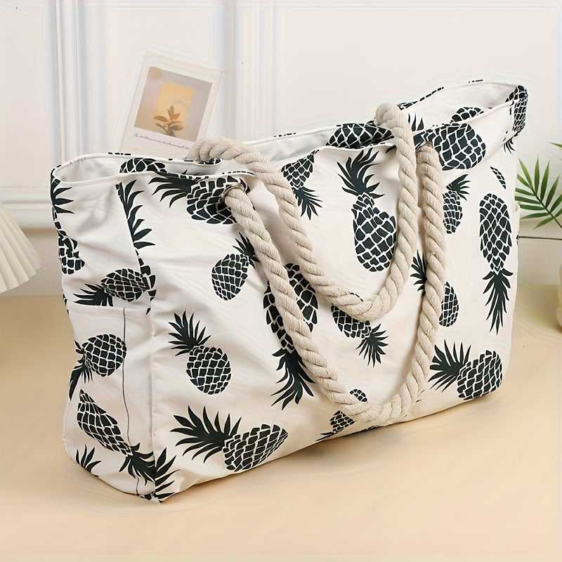 Strandtas – Boho Stijl met Ruime Inhoud & Meervoudig Gebruik