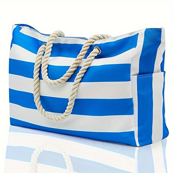 Strandtas – Boho Stijl met Ruime Inhoud & Meervoudig Gebruik