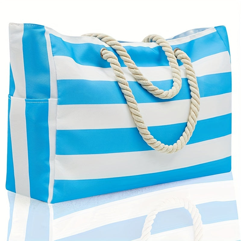 Strandtas – Boho Stijl met Ruime Inhoud & Meervoudig Gebruik
