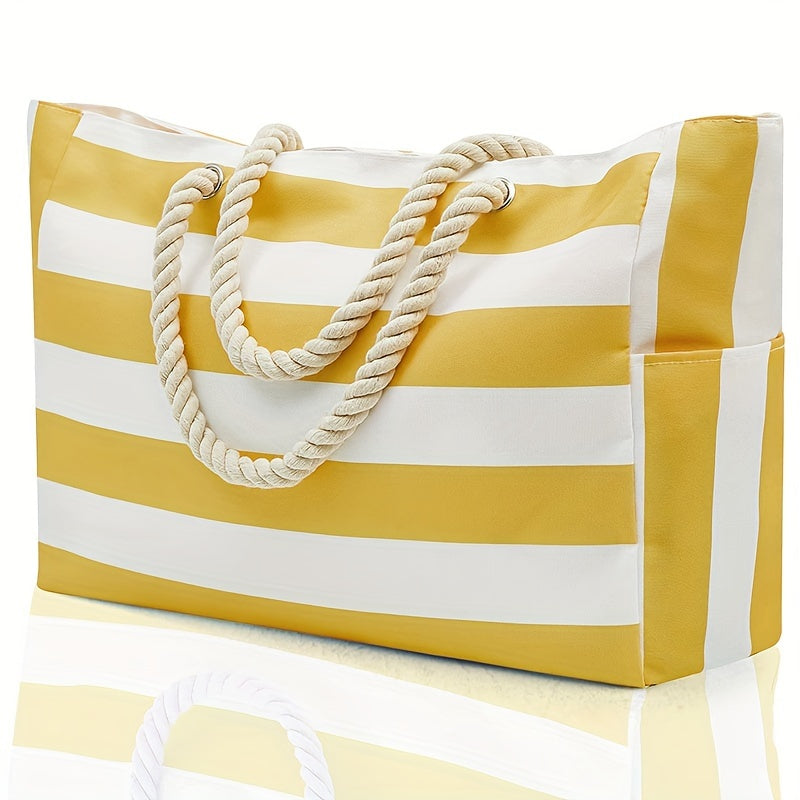 Strandtas – Boho Stijl met Ruime Inhoud & Meervoudig Gebruik