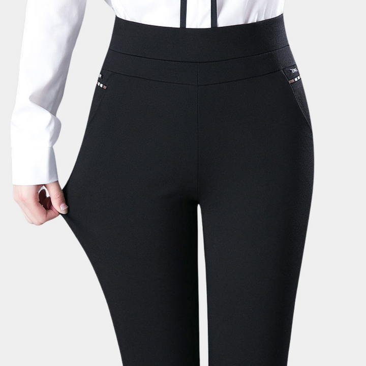 Stretchbroek - Hoge Taille & Flexibele Pasvorm