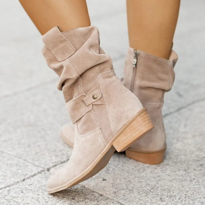 Suède Enkellaarsjes – Slouchy Vorm En Comfortabele Pasvorm