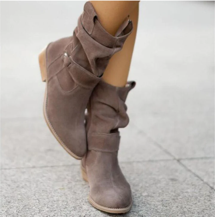 Suède Enkellaarsjes – Slouchy Vorm En Comfortabele Pasvorm