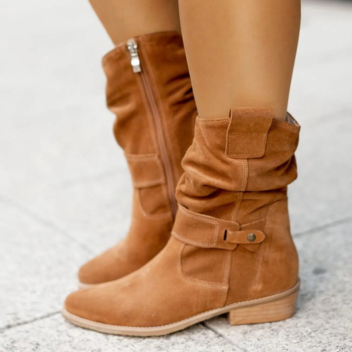 Suède Enkellaarsjes – Slouchy Vorm En Comfortabele Pasvorm