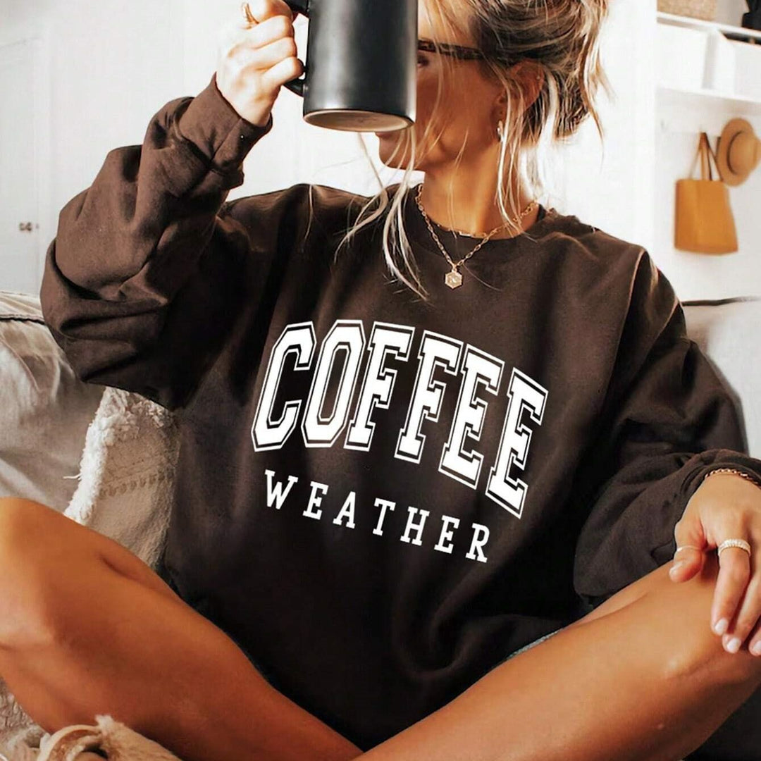 Sweatshirt Katoenmix – Grafische Print & Blijvende Positie