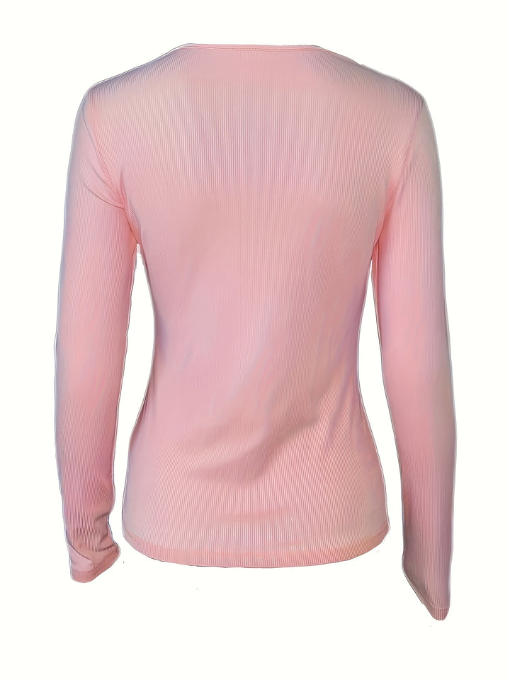 T Shirt – V Hals Met Kruisketting En Flexibele Vorm