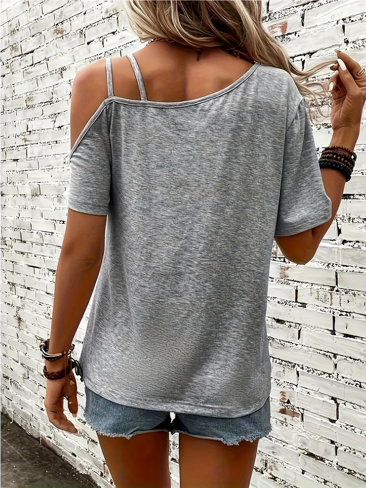 T-shirt – Hartpatroon & Koude Schouder Design