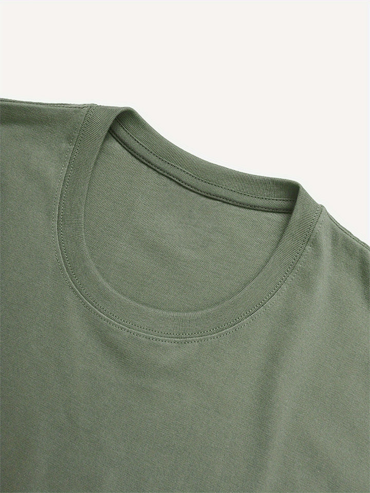 T-shirt Jurk - Ronde Hals & Ademend Katoenmix Design