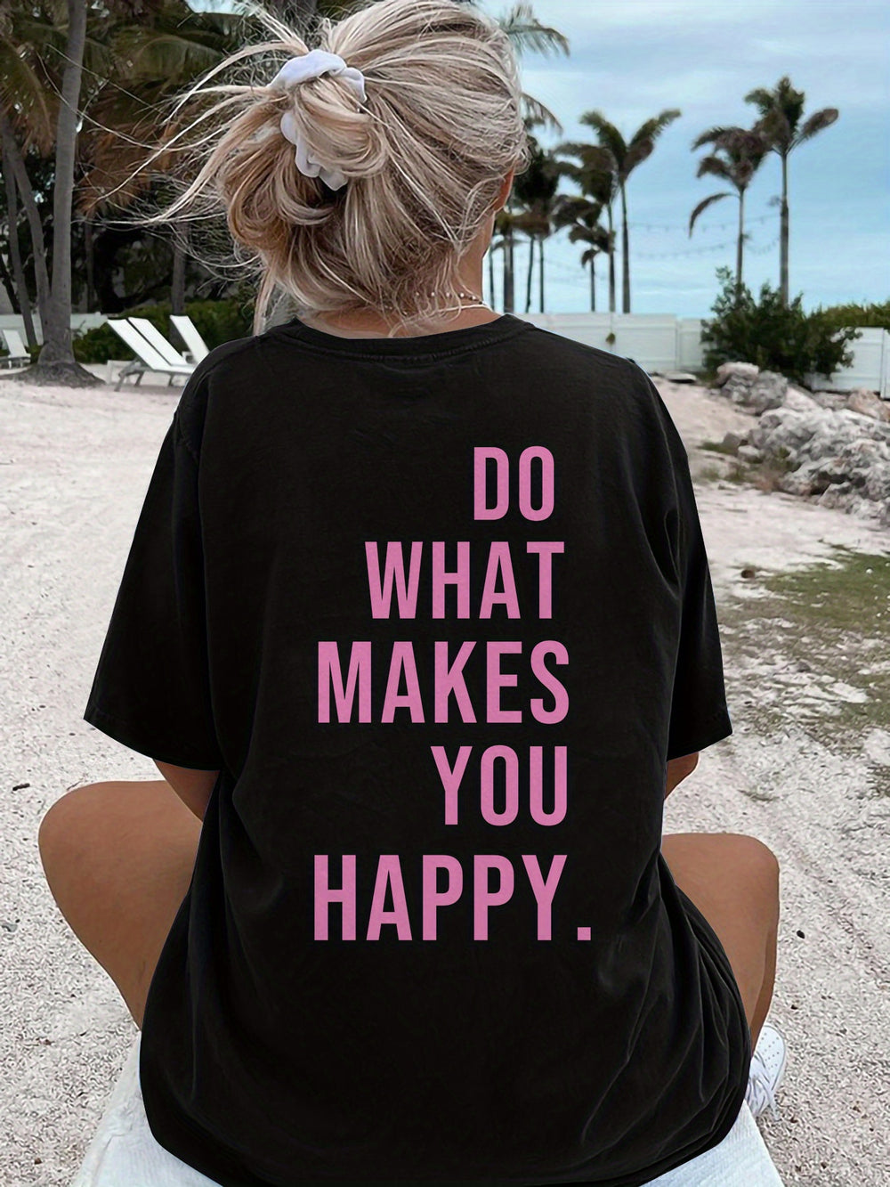 T-shirt Jurk - Ronde Hals & Ademend Katoenmix Design