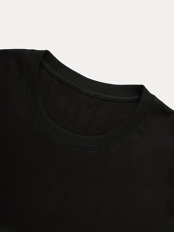 T-shirt Jurk - Ronde Hals & Ademend Katoenmix Design