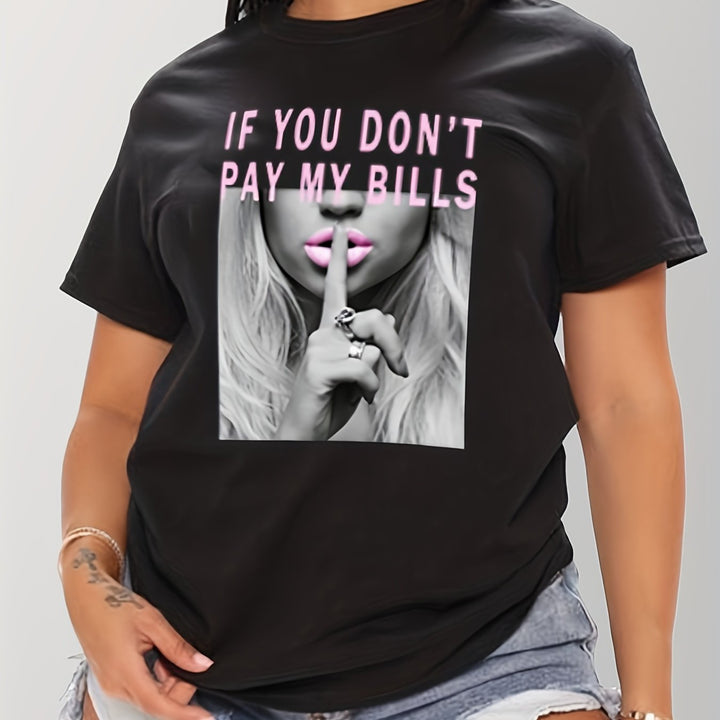 T-shirt met print – Korte Mouwen & Ronde Hals