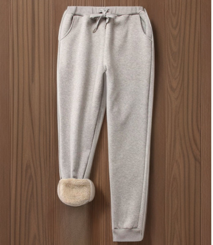 Tanja - Warme met sherpa gevoerde joggingbroek in fleece