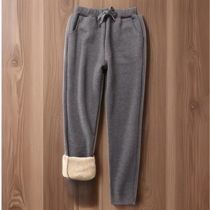 Tanja - Warme met sherpa gevoerde joggingbroek in fleece