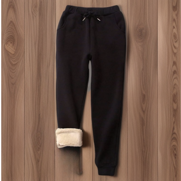 Tanja - Warme met sherpa gevoerde joggingbroek in fleece