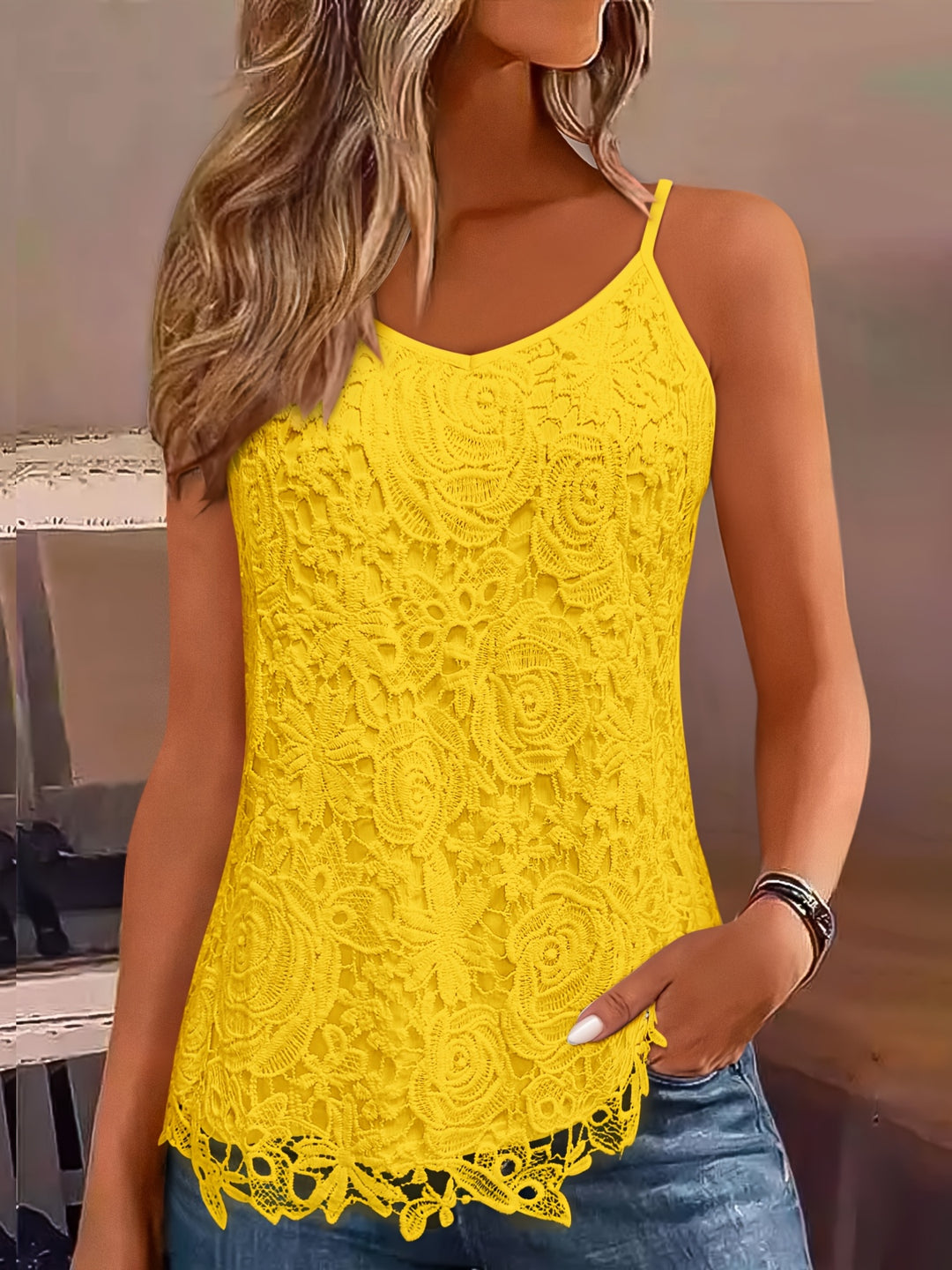 Tanktop – Mouwloos Ontwerp & Rekbare Stof