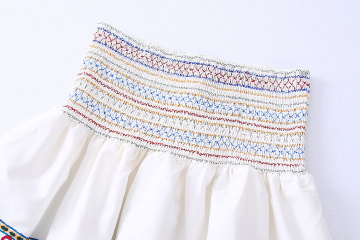 Top en Rok Set – Gedrukte Stof & Losse Pasvorm