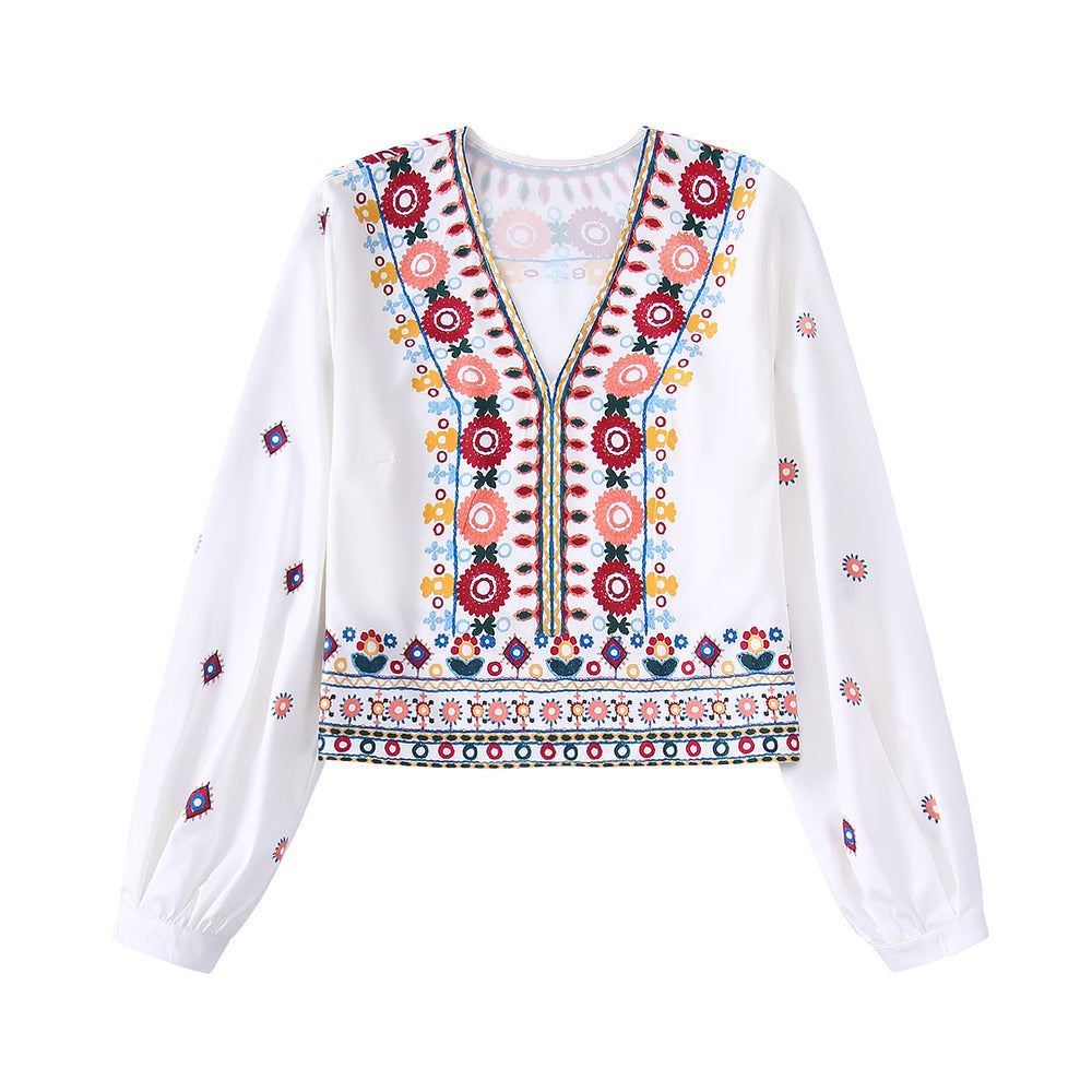 Top en Rok Set – Gedrukte Stof & Losse Pasvorm
