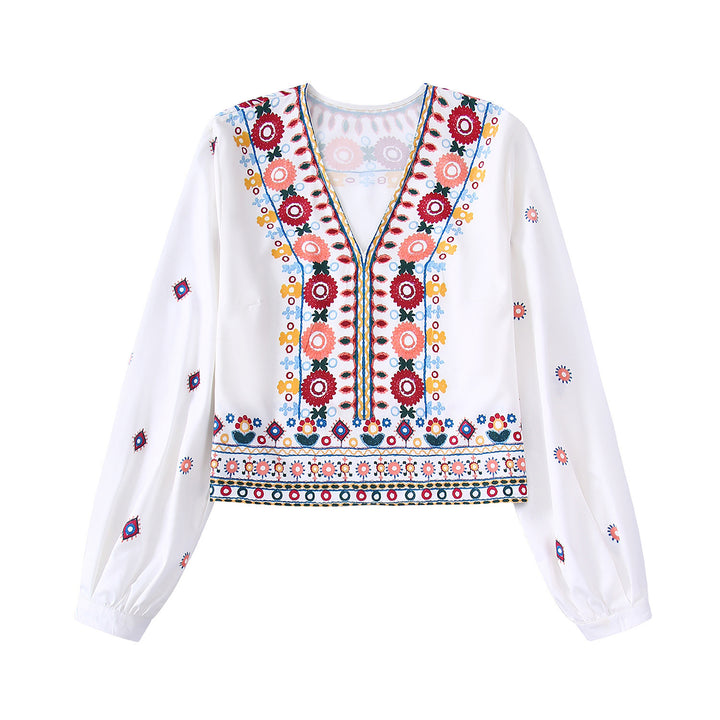 Top en Rok Set – Gedrukte Stof & Losse Pasvorm