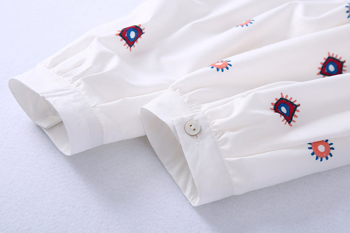 Top en Rok Set – Gedrukte Stof & Losse Pasvorm