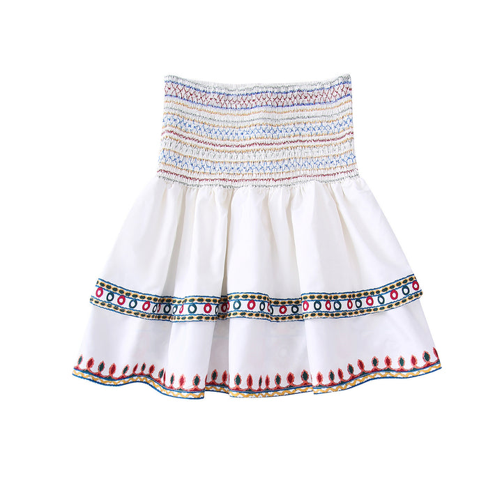 Top en Rok Set – Gedrukte Stof & Losse Pasvorm