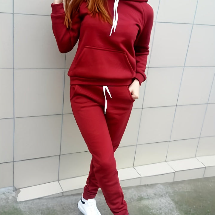 Trainingspak – Capuchon Pullover & Aansluitende Broek