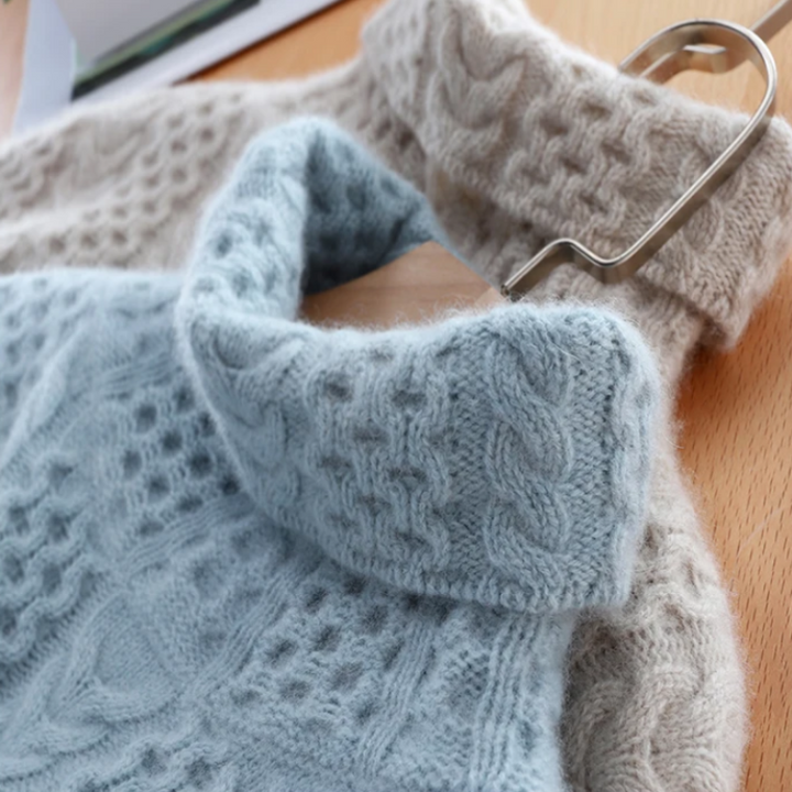 Trui – Nette Genaaide Rolhals & Extra Halsdekking