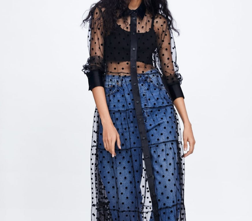Tulle Jurk – Transparant Design & Luchtige Stof