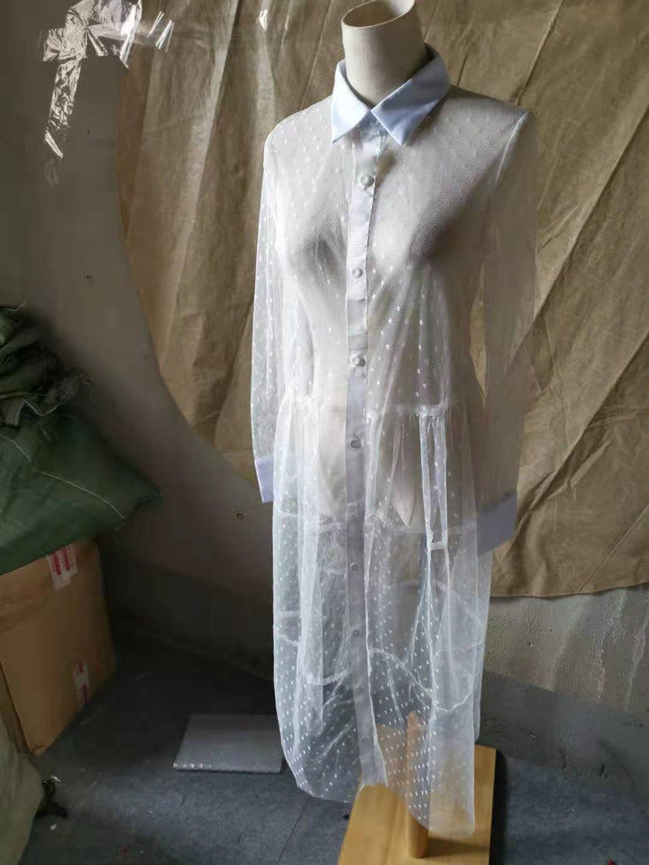 Tulle Jurk – Transparant Design & Luchtige Stof