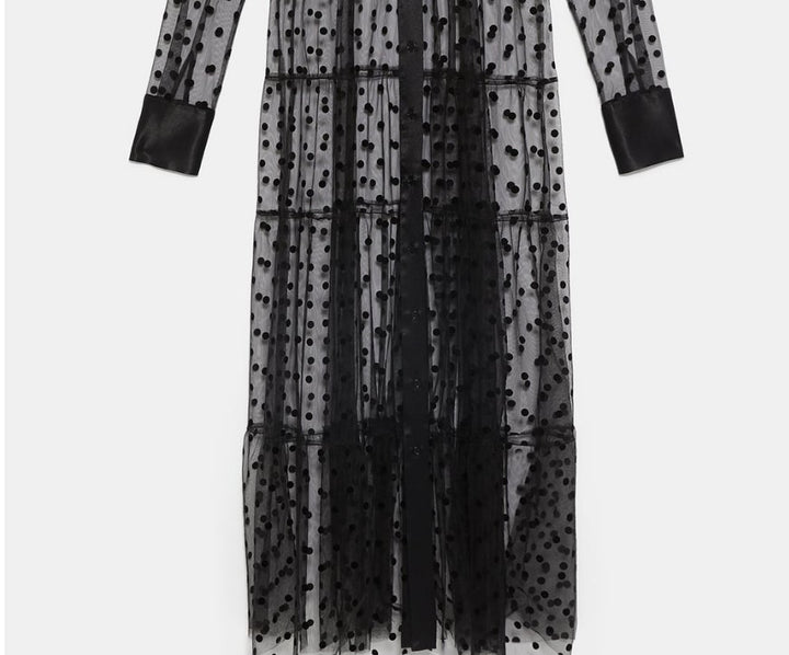 Tulle Jurk – Transparant Design & Luchtige Stof