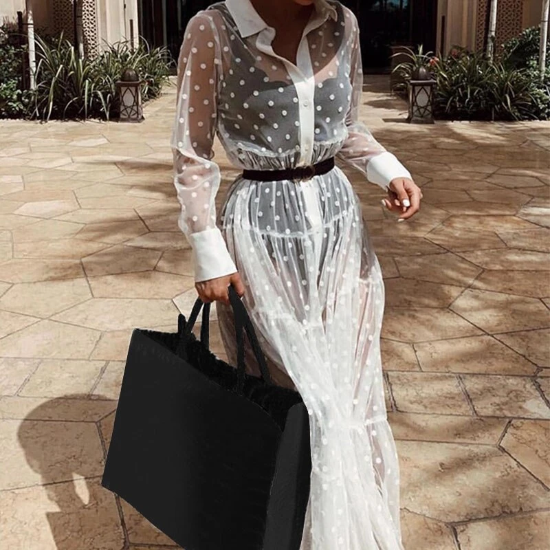 Tulle Jurk – Transparant Design & Luchtige Stof