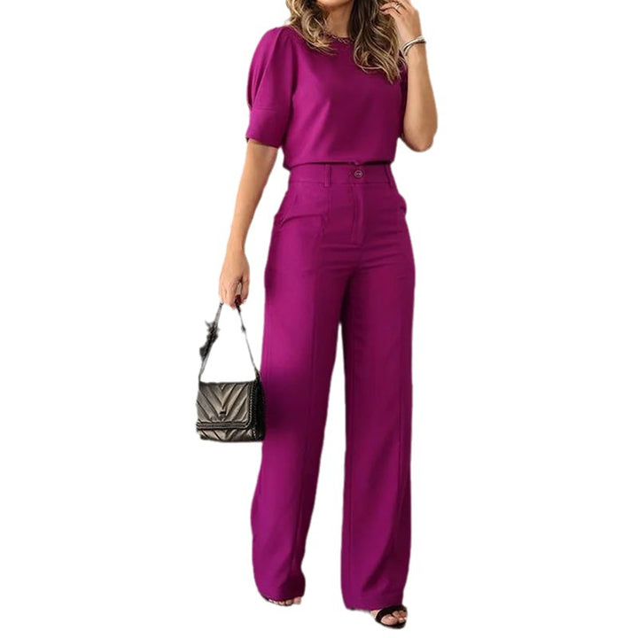 Twee-delige Set – Losse Korte Mouwen & Comfortabele Pasvorm