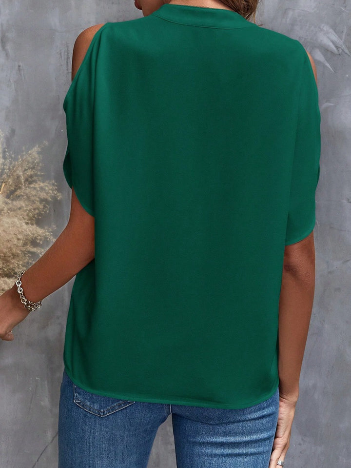 V-neck Blouse – Raglanmouwen & Ademend Comfort