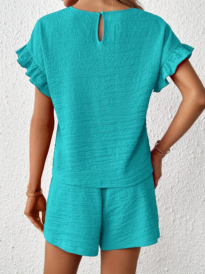 Vakantieset – Ruches Top & Hoge Taille Met Trekkoord