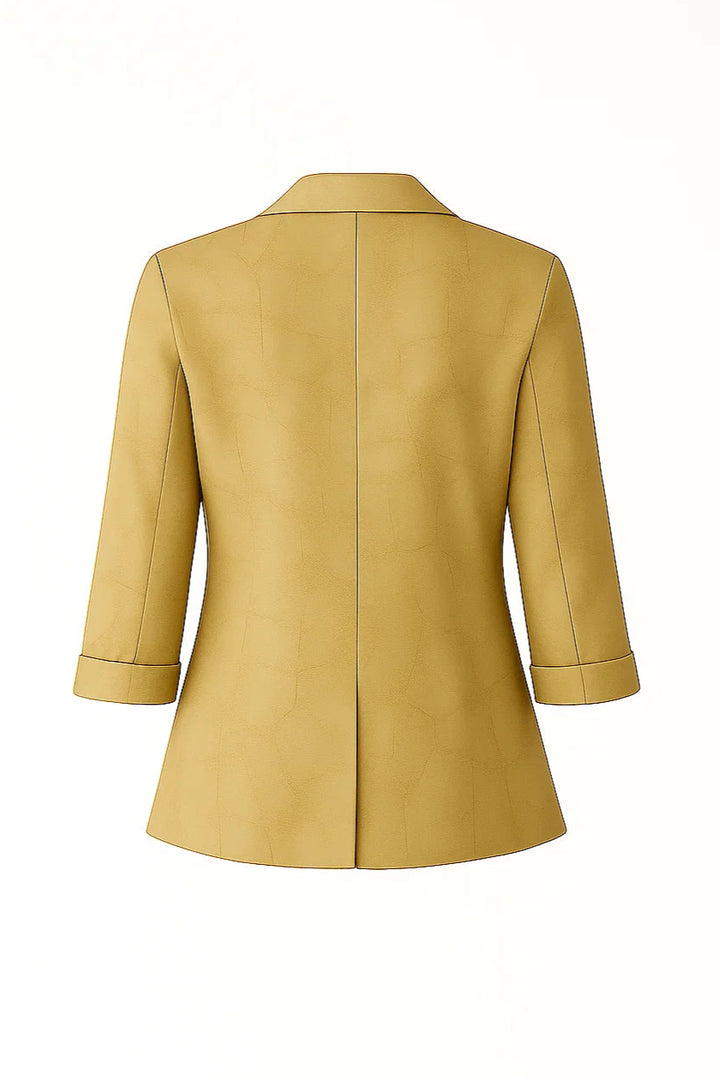 Veelzijdige Blazer - Open Voorkant & Driekwart Mouwen