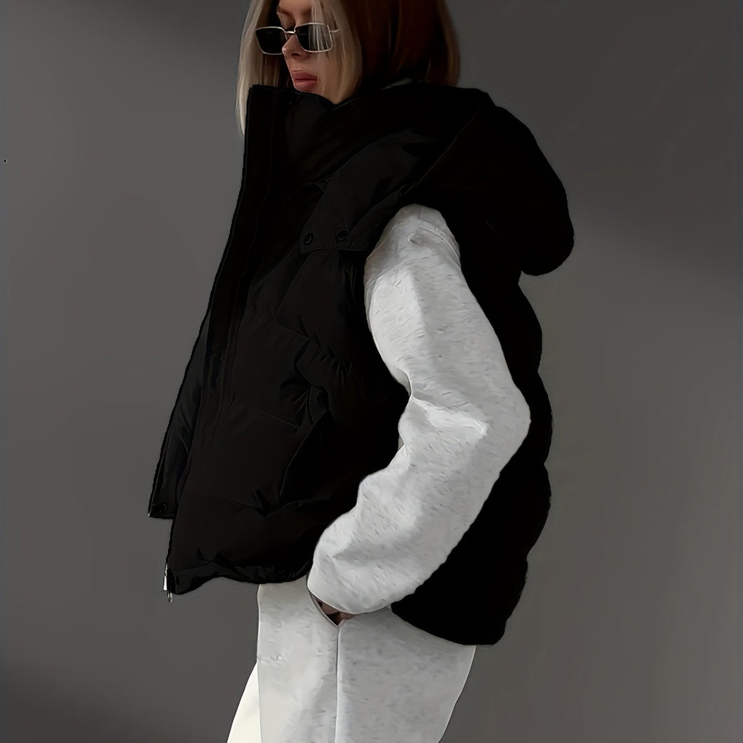 Vest Mouwloos - V Hals En Rits Voorzijde En Nette Afwerking