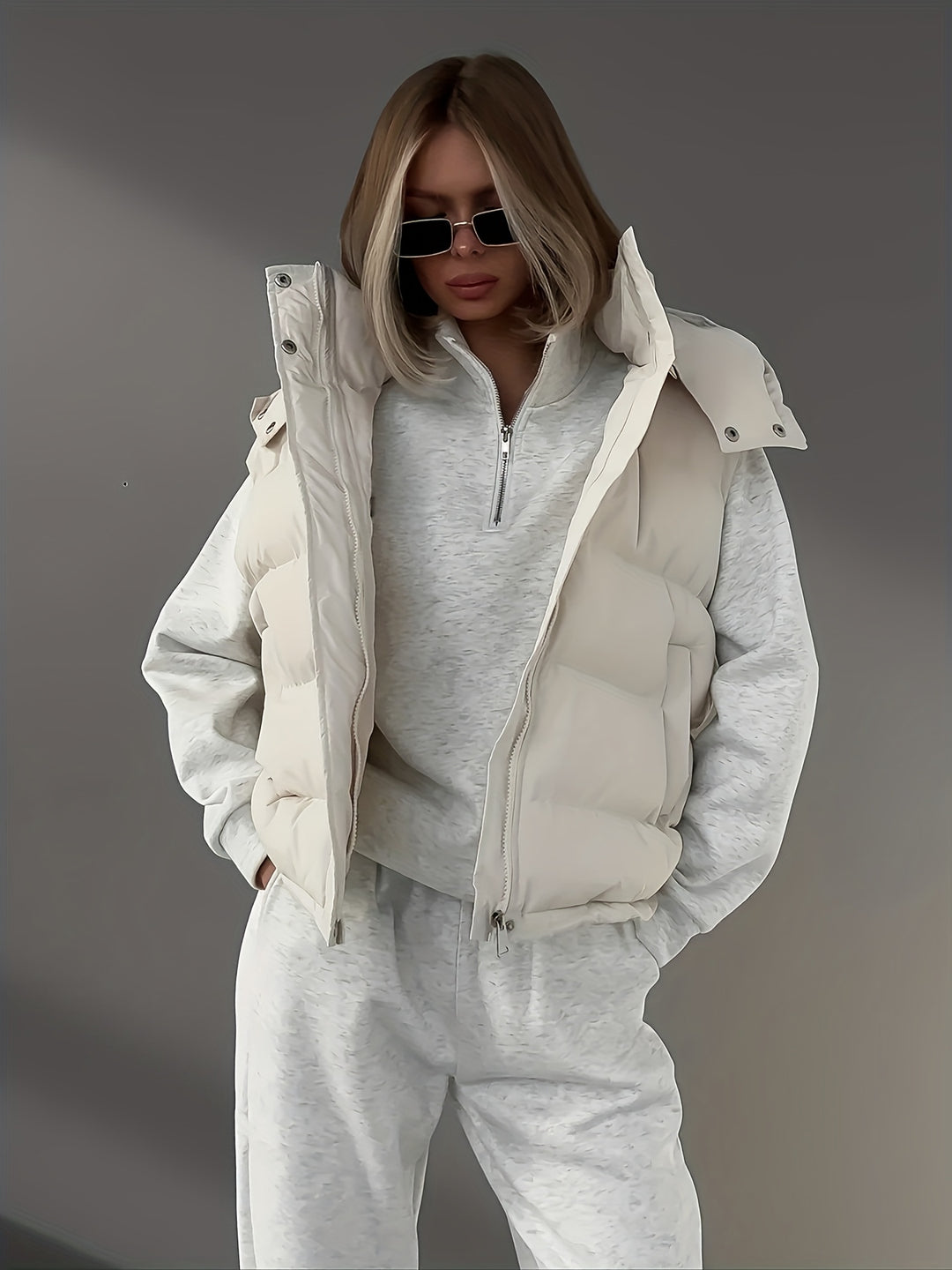 Vest Mouwloos - V Hals En Rits Voorzijde En Nette Afwerking