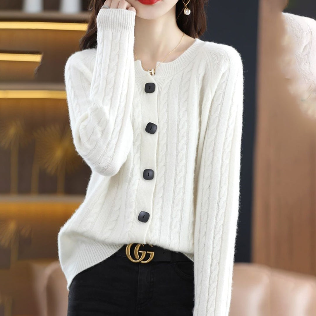 Vest - Ronde Hals & Elegante Look