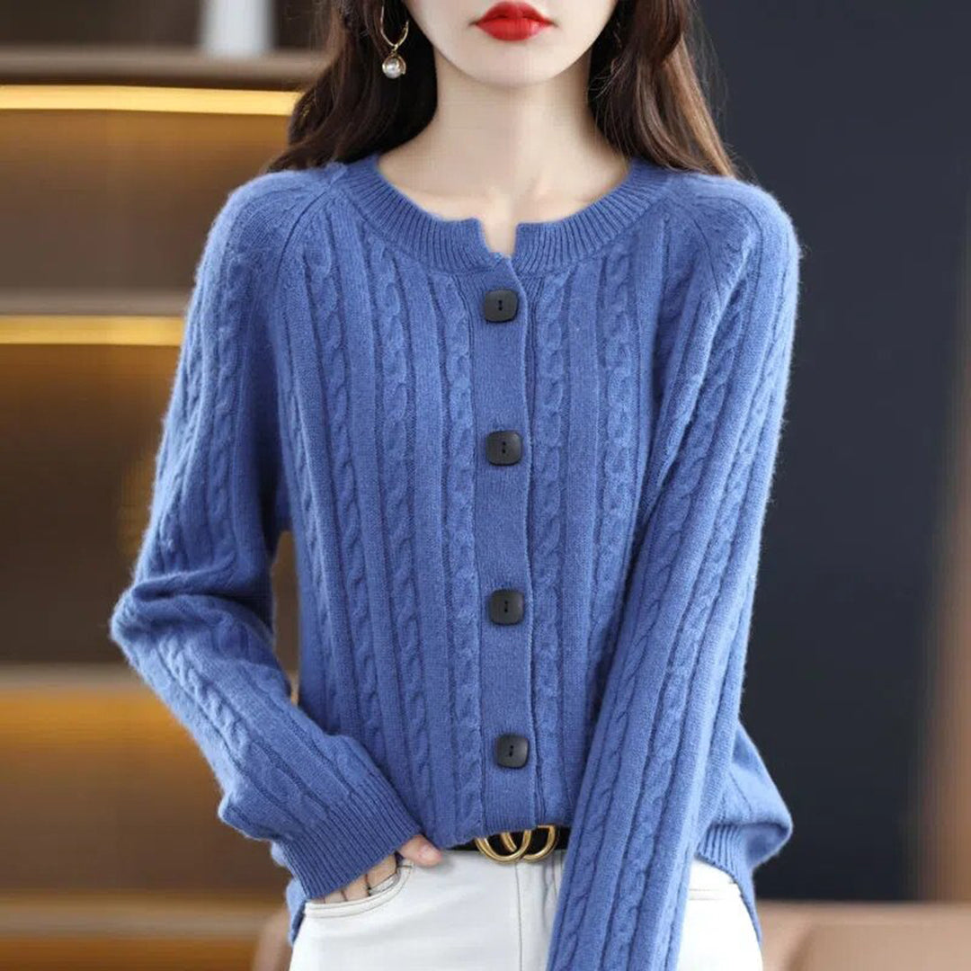 Vest - Ronde Hals & Elegante Look