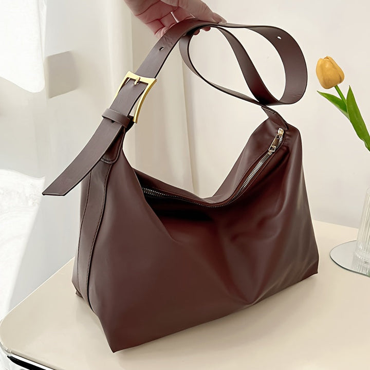 Vintage-Stijl Tote Tas - Grote Vorm & Meerdere Vakken