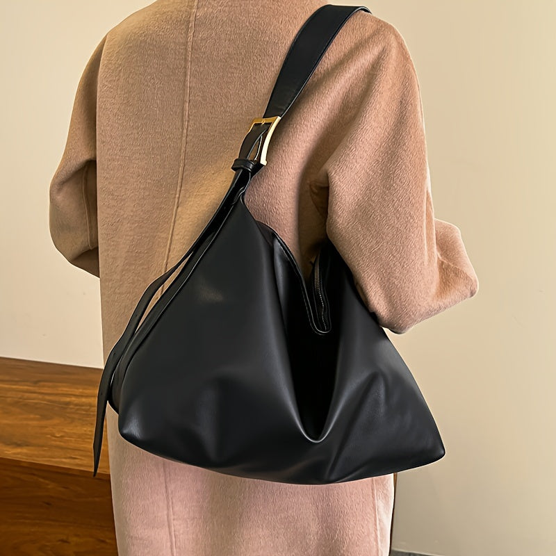 Vintage-Stijl Tote Tas - Grote Vorm & Meerdere Vakken
