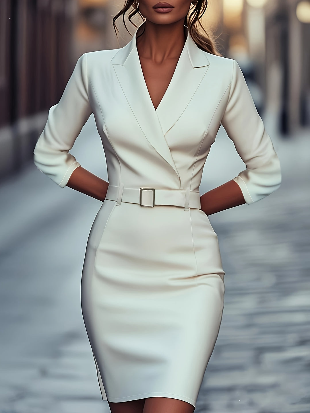Wikkeljurk – V-Hals & Ceintuur Taille