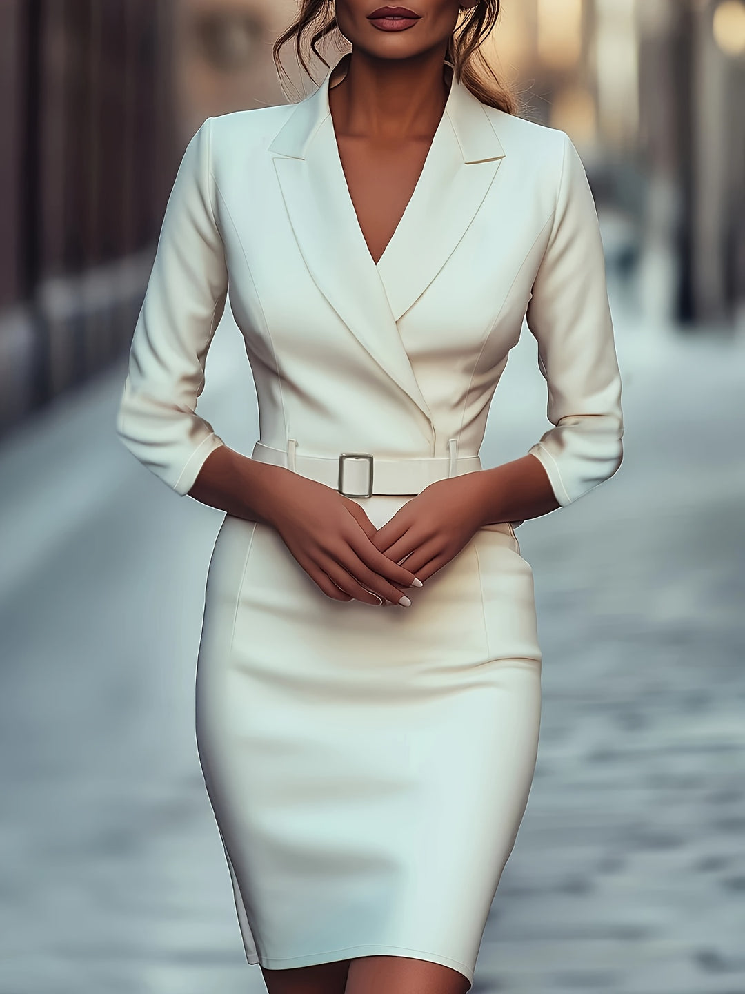 Wikkeljurk – V-Hals & Ceintuur Taille