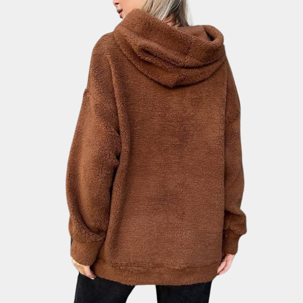 Zachte en Warme Fleece Hoodie met Capuchon
