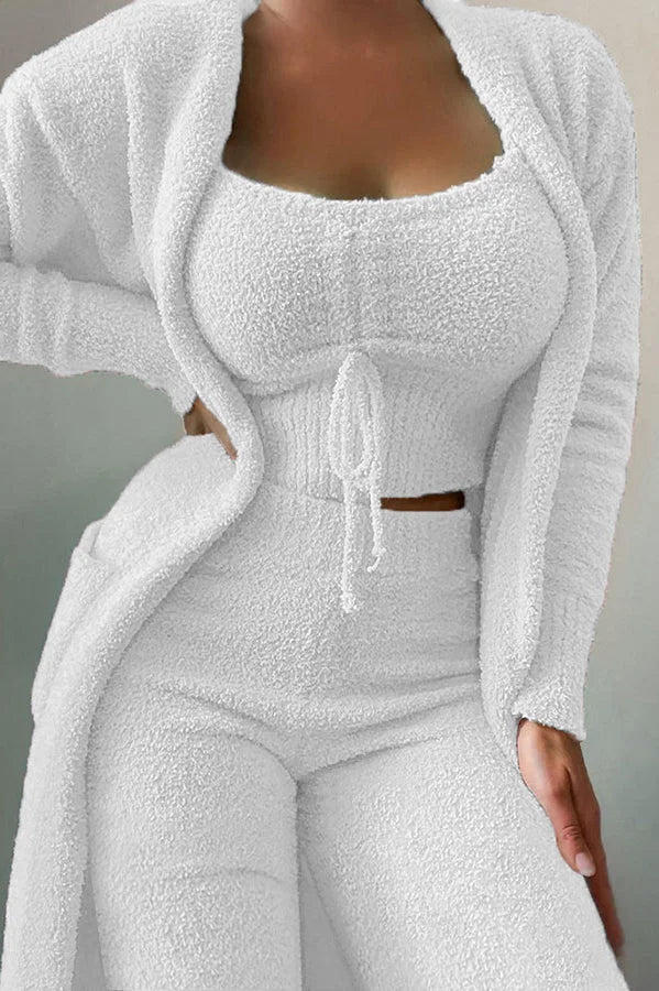 Zenaida - Cosy A La Mode 3-delige fleece pyjamabroekset